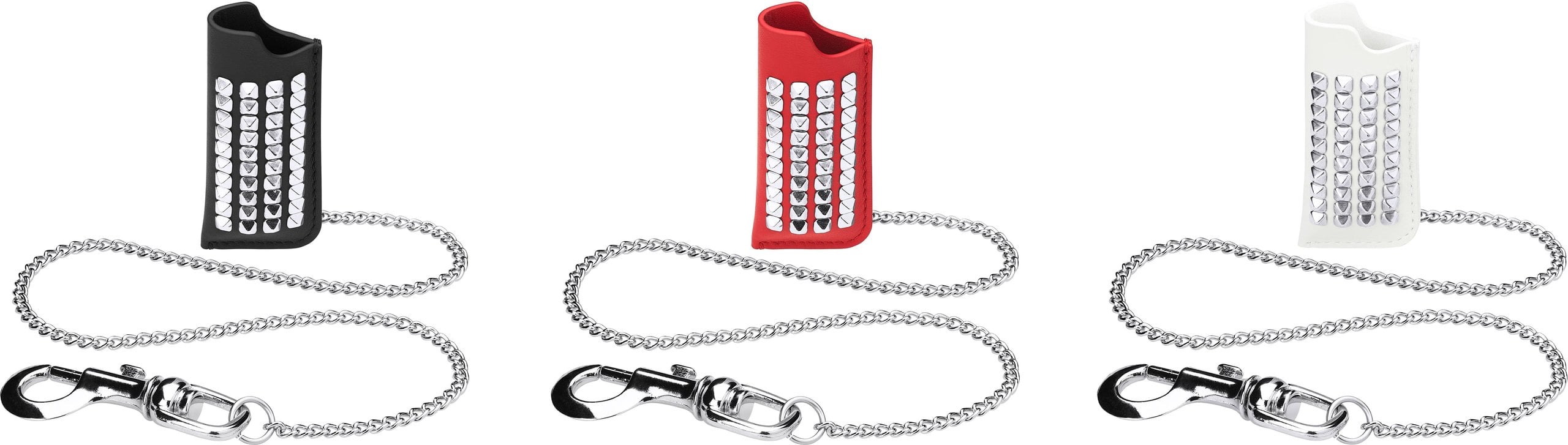 Studded Leather Lighter Holder